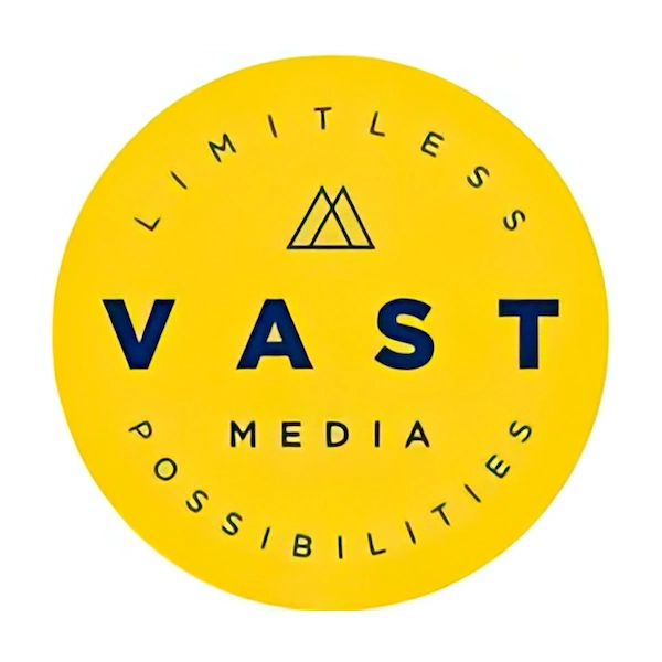 vast media round logo